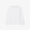 キッズ用長袖コットンTシャツ