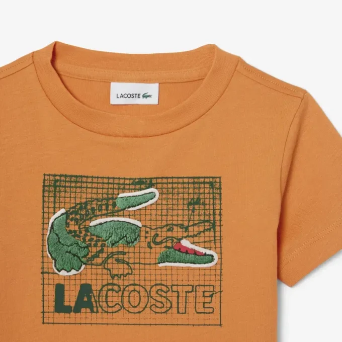 グラフィックプリントコットンTシャツ
