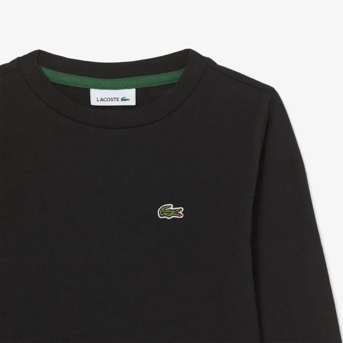 キッズ用長袖コットンTシャツ