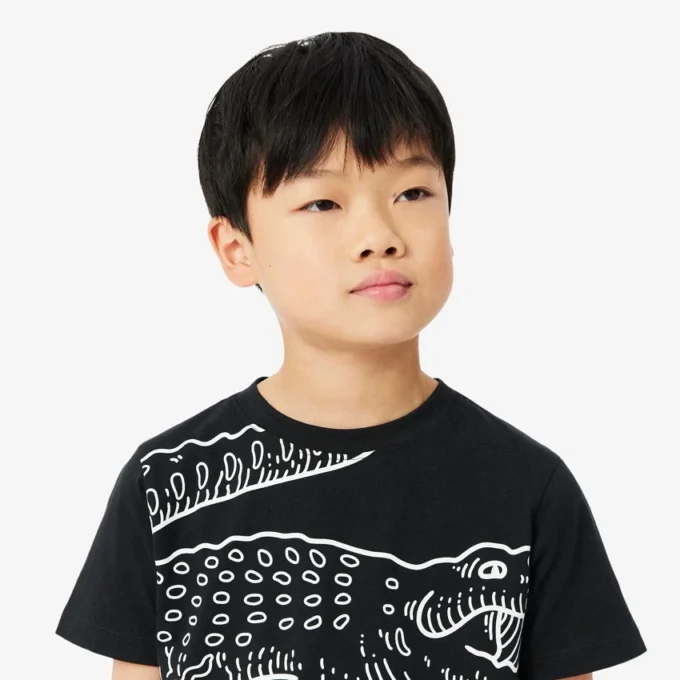 プリントコットンTシャツ