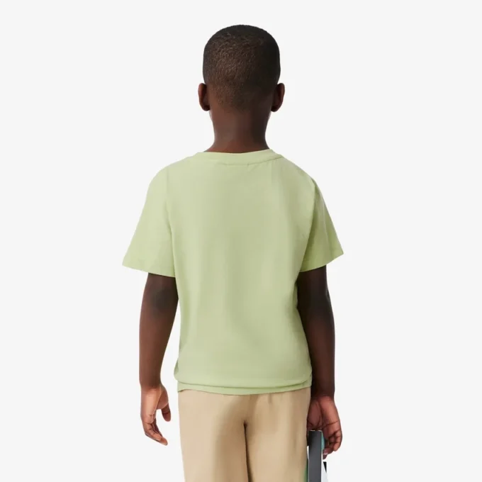 クロコダイルプリントコットンTシャツ