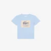 バッジアクセントコットンTシャツ