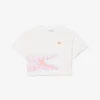 クロコダイルプリントコットンTシャツ