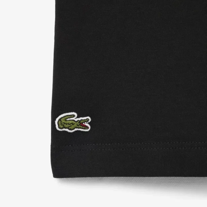 刺繍入りコットンTシャツ