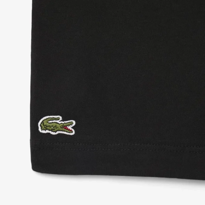 刺繍入りコットンTシャツ