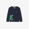 ボーイズ 長袖コットンTシャツ