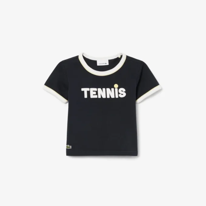 プリントコットンTシャツ