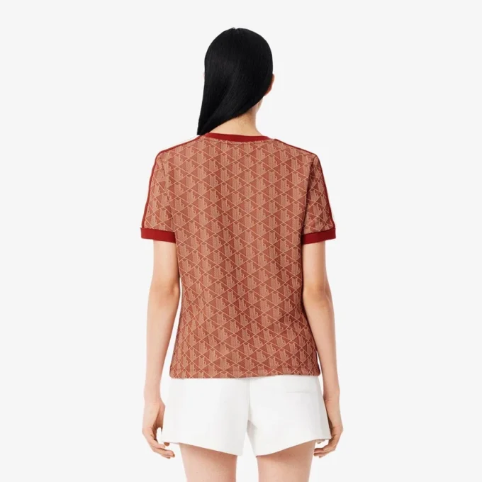 レディース スリムフィット モノグラム Tシャツ レディース スリムフィット モノグラム Tシャツ