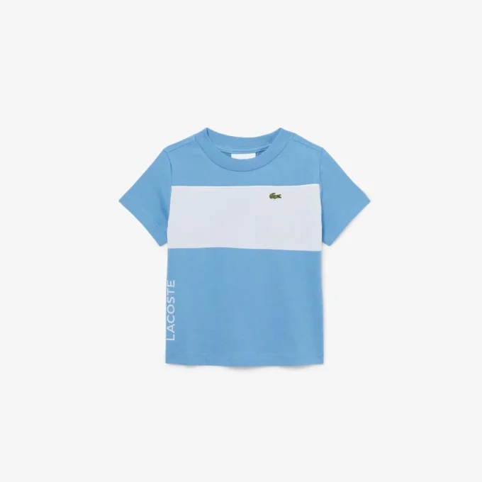 コットン カラーブロック Tシャツ