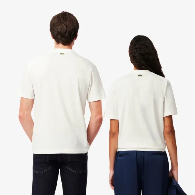 ユニセックス シグネチャープリント コットンTシャツ ユニセックス シグネチャープリント コットンTシャツ