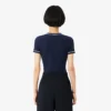 レディース コントラストトリム ジャージーTシャツ レディース コントラストトリム ジャージーTシャツ