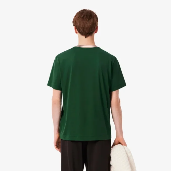 メンズ メイド・イン・フランス ストライプネックTシャツ メンズ メイド・イン・フランス ストライプネックTシャツ