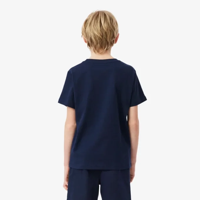 クロコダイルプリントコットンTシャツ