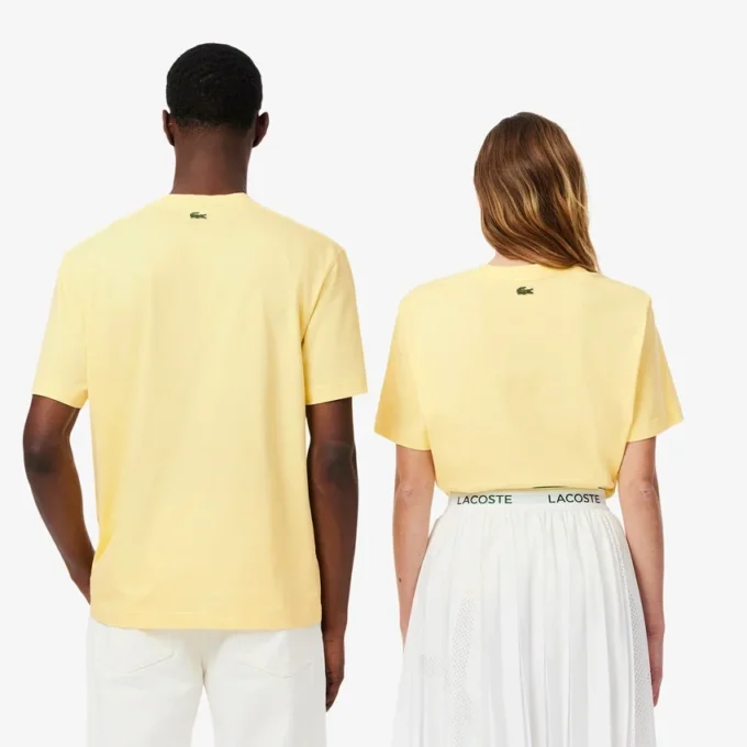 ユニセックス シグネチャープリント コットンTシャツ ユニセックス シグネチャープリント コットンTシャツ