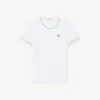 レディース コントラストトリム ジャージーTシャツ レディース コントラストトリム ジャージーTシャツ