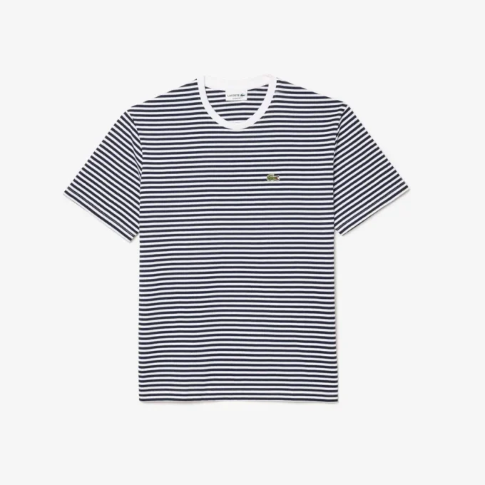 メンズ ストライプ ヘビーコットン Tシャツ メンズ ストライプ ヘビーコットン Tシャツ