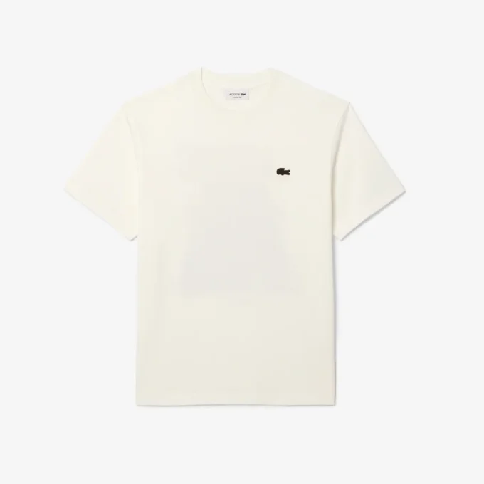 プリント入り厚手コットンTシャツ プリント入り厚手コットンTシャツ