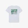 グラフィックプリントコットンTシャツ