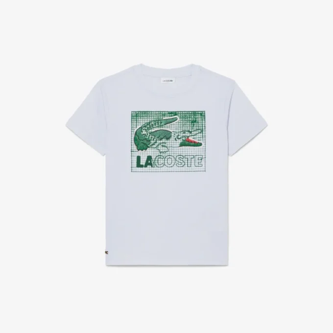 グラフィックプリントコットンTシャツ