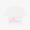 クロコダイルプリントコットンTシャツ