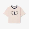 コントラストバッジ コットンTシャツ