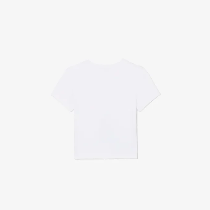 クロコダイルプリントコットンTシャツ