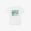 グラフィックプリントコットンTシャツ