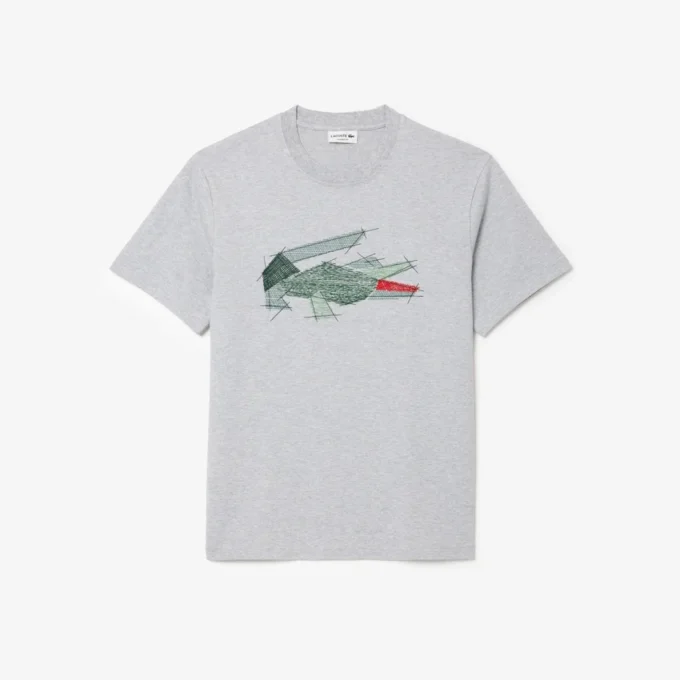メンズ ヘビーコットン クロコダイル グラフィック Tシャツ メンズ ヘビーコットン クロコダイル グラフィック Tシャツ