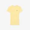 レディース スリムフィット リブ編みコットンTシャツ レディース スリムフィット リブ編みコットンTシャツ