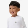 キッズ用長袖コットンTシャツ