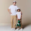 キッズ用コットンTシャツ