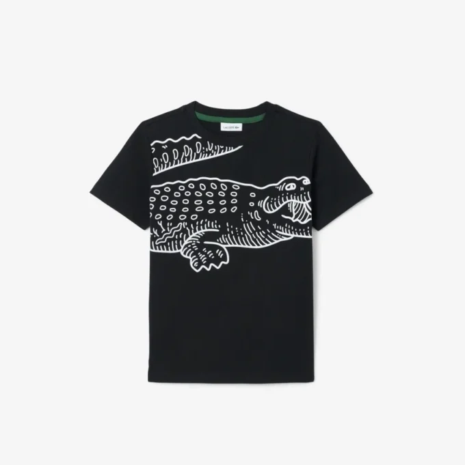 プリントコットンTシャツ