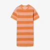 ストライプメッシュニットTシャツワンピース ストライプメッシュニットTシャツワンピース
