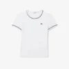 レディース コントラストトリム ジャージーTシャツ レディース コントラストトリム ジャージーTシャツ