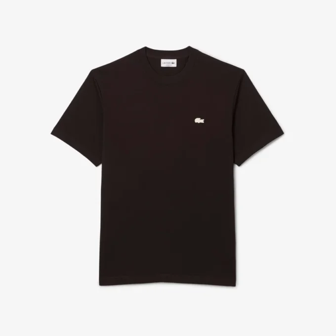 プリント入り厚手コットンTシャツ プリント入り厚手コットンTシャツ