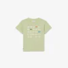 クロコダイルプリントコットンTシャツ