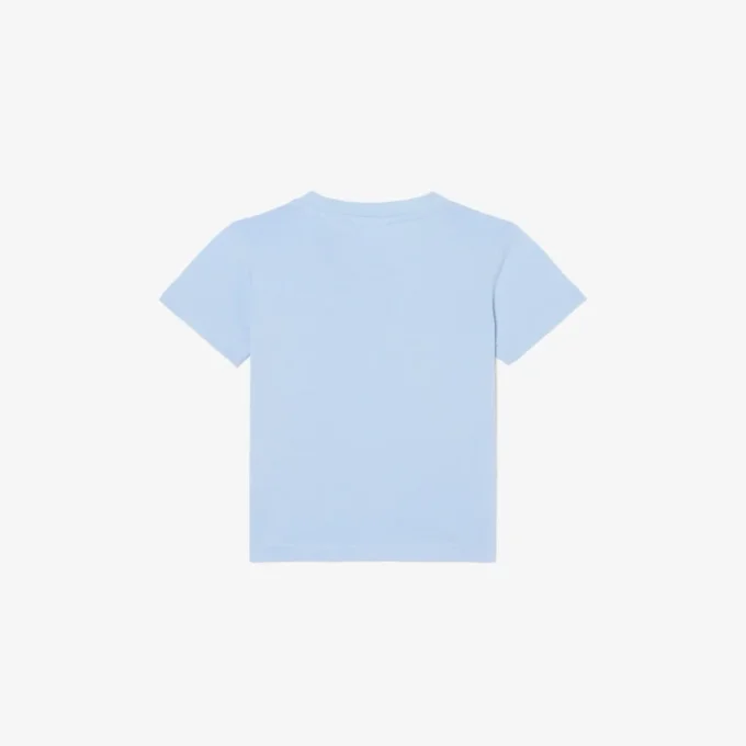 バッジアクセントコットンTシャツ
