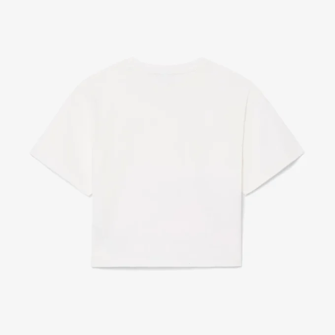 クロコダイルプリントコットンTシャツ