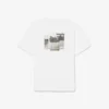 プリントコットンTシャツ