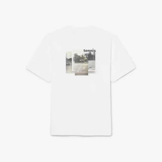 プリントコットンTシャツ