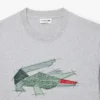 メンズ ヘビーコットン クロコダイル グラフィック Tシャツ メンズ ヘビーコットン クロコダイル グラフィック Tシャツ