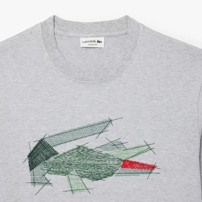 メンズ ヘビーコットン クロコダイル グラフィック Tシャツ メンズ ヘビーコットン クロコダイル グラフィック Tシャツ