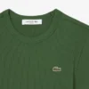 レディース スリムフィット リブ編みコットンTシャツ レディース スリムフィット リブ編みコットンTシャツ