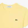 レディース スリムフィット リブ編みコットンTシャツ レディース スリムフィット リブ編みコットンTシャツ