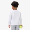 キッズ用長袖コットンTシャツ