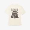 プリント入り厚手コットンTシャツ プリント入り厚手コットンTシャツ