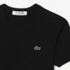 レディース スリムフィット リブ編みコットンTシャツ