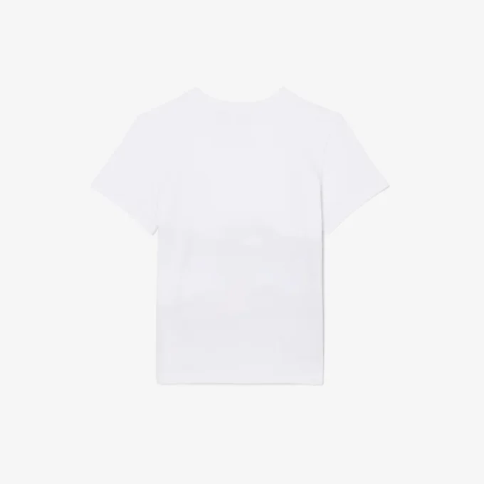 クロコダイルプリントコットンTシャツ