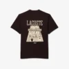 プリント入り厚手コットンTシャツ プリント入り厚手コットンTシャツ