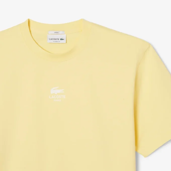 ユニセックス シグネチャープリント コットンTシャツ ユニセックス シグネチャープリント コットンTシャツ